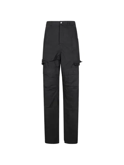 Rick Owens Drkshdw Stefan Cargo Pants In Black