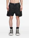 Rick Owens Drkshdw Stefan Cargo Shorts In 09black