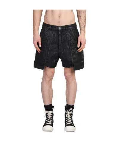 RICK OWENS DRKSHDW RICK OWENS DRKSHDW DENIM CARGO SHORTS