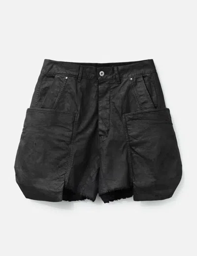 Rick Owens Drkshdw Stefan Cargo Shorts In Black