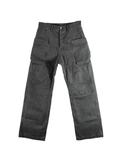 Rick Owens Drkshdw Stefan Multi-pocket Cargo Pants In Gray