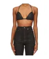 Rick Owens Drkshdw Straddle Bra In Black
