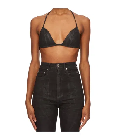 Rick Owens Drkshdw Straddle Bra In Black
