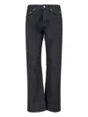 Rick Owens Drkshdw Straight Leg Trousers With Belt Loops Detail In Black