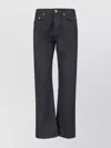 Rick Owens Drkshdw Straight Leg Trousers With Belt Loops Detail In Black