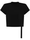 Rick Owens Drkshdw Short-sleeved T-shirt In Black