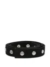 Rick Owens Drkshdw Drkshdw By Rick Owens Fabric Belt In Black