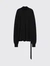 Rick Owens Drkshdw Sweatshirt With Open Back In Black