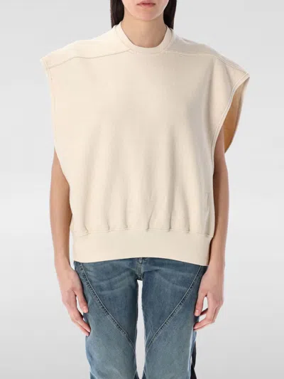 RICK OWENS DRKSHDW SWEATSHIRT RICK OWENS DRKSHDW WOMAN COLOR BEIGE,G72082022