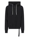 Rick Owens Drkshdw Long-sleeved Sweatshirt In Black