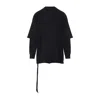 Rick Owens Drkshdw Drkshdw By Rick Owens Relaxed Cotton Sweatshirt In Black