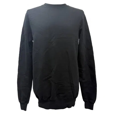 RICK OWENS DRKSHDW SWEATSHIRT IN BLACK COTTON