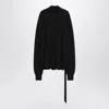 Rick Owens Drkshdw Sweatshirt With Open Back In Black