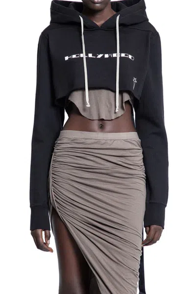 Rick Owens Drkshdw Sweatshirts In Black