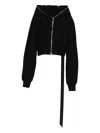 Rick Owens Drkshdw T-shirt Collage Gimp Hoodie In Black