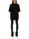 Rick Owens Drkshdw Short-sleeved T-shirt In Black