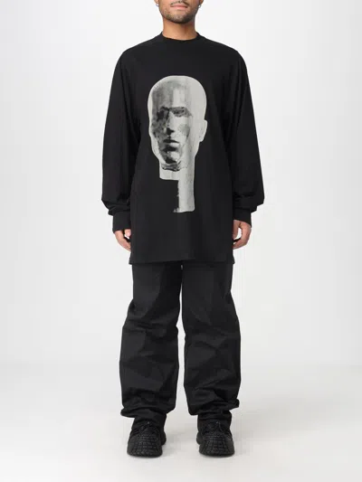 Rick Owens Drkshdw Knit T-shirt Jumbo Short Sleeve In Black