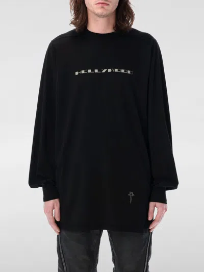 RICK OWENS DRKSHDW T-SHIRT RICK OWENS DRKSHDW MEN COLOR BLACK,G72203002