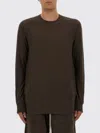 Rick Owens Drkshdw Long-sleeved T-shirt In Brown