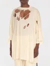 Rick Owens Drkshdw T-shirt  Men Color Ivory
