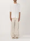 Rick Owens Drkshdw Crew-neck Cotton T-shirt In Milk