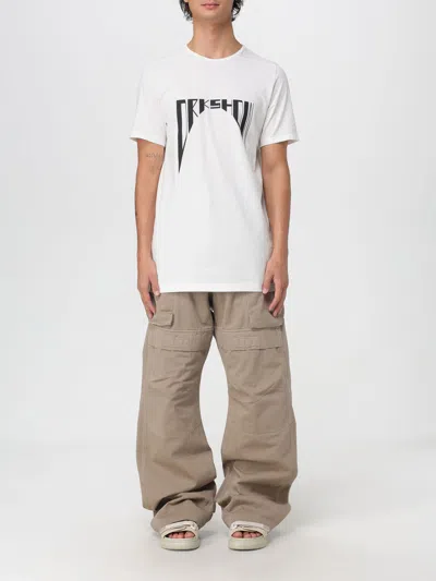 RICK OWENS DRKSHDW T-SHIRT RICK OWENS DRKSHDW MEN COLOR MILK,H37830246
