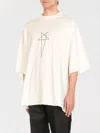 Rick Owens Drkshdw Graphic Print Oversized Crewneck T-shirt