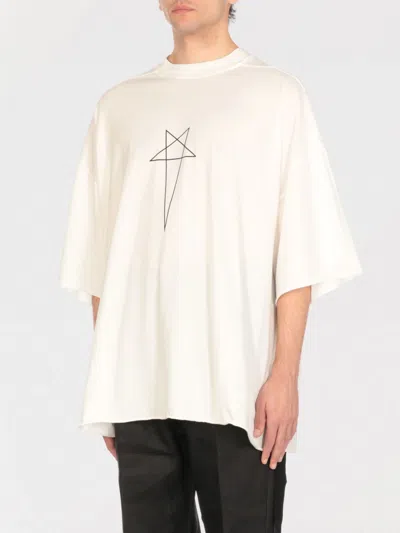 RICK OWENS DRKSHDW T-SHIRT RICK OWENS DRKSHDW MEN COLOR WHITE,H01355001