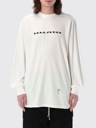 RICK OWENS DRKSHDW T-SHIRT RICK OWENS DRKSHDW MEN COLOR WHITE,G72203001