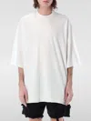 Rick Owens Drkshdw Crew-neck Cotton T-shirt In Weiss