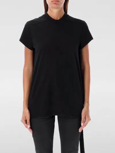 Rick Owens Drkshdw Small Level Crewneck T In Schwarz