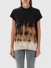 Rick Owens Drkshdw Small Level Printed T-shirt In Schwarz
