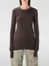 Rick Owens Drkshdw T-shirt  Woman Color Brown In Brown