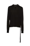 Rick Owens Drkshdw Concordians Level Long Sleeve T In Black