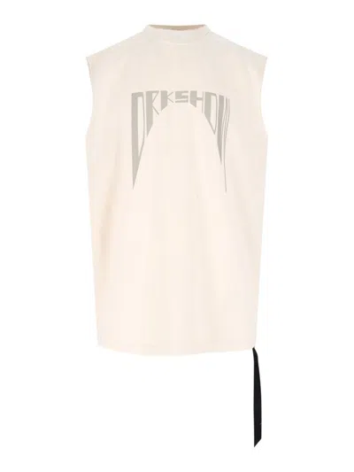 Rick Owens Drkshdw T-shirts And Polos In White