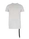 Rick Owens Drkshdw Asymmetrical Crew Neck Short Sleeve Top In White