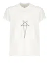 RICK OWENS DRKSHDW RICK OWENS DRKSHDW T-SHIRTS AND POLOS WHITE