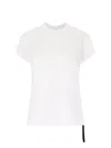 Rick Owens Drkshdw Short-sleeved T-shirt In White