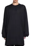 Rick Owens Drkshdw Long-sleeved T-shirt In Black