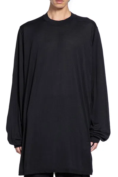Rick Owens Drkshdw Long-sleeved T-shirt In Black