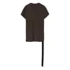 Rick Owens Drkshdw Concordians Small Level T T-shirt In Brown
