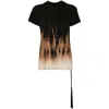 Rick Owens Drkshdw Small Level Printed T-shirt In Multicolor