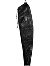 Rick Owens Drkshdw Black Overdyed Taco Maxi Dress In Black