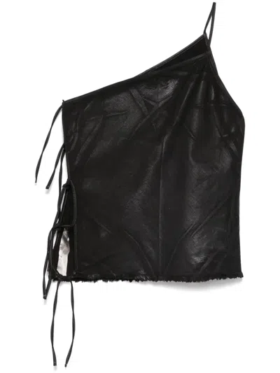 Rick Owens Drkshdw Taco Top In Black