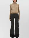 Rick Owens Drkshdw Tailored Jacket With High Collar And Long Sleeves In Brown