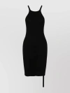 Rick Owens Drkshdw Black Hollywood Racer Back Tank Minidress