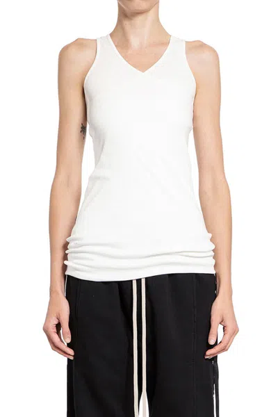 Rick Owens Drkshdw Off-white Double Ziggy Banana Tank Top