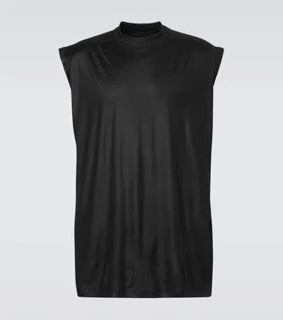 Rick Owens Drkshdw Tarp Jersey Tank Top In Black