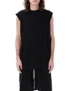 Rick Owens Drkshdw Tarp T Tank Top In Black