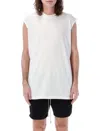 Rick Owens Drkshdw Off-white Tarp T-shirt In Beige